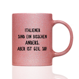 Tasse Glitzer Ein bisschen anders