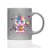 Tasse Glitzer Unicorn Glass
