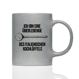 Tasse Glitzer Ich bin eine Überlebende
