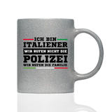 Tasse Glitzer Ich bin Italienerin
