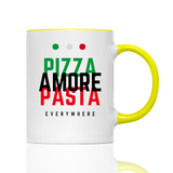 Tasse pizza pasta amore