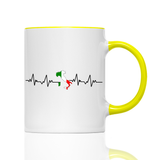 Tasse Herzschlag Stiefel