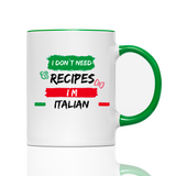 Tasse i don't need recipe