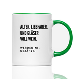 Tasse Werden nie gezählt