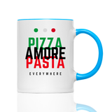 Tasse pizza pasta amore