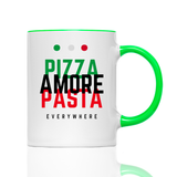 Tasse pizza pasta amore