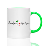 Tasse Herzschlag Stiefel