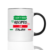 Tasse i don't need recipe