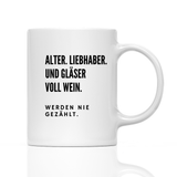Tasse Werden nie gezählt