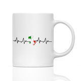 Tasse Herzschlag Stiefel